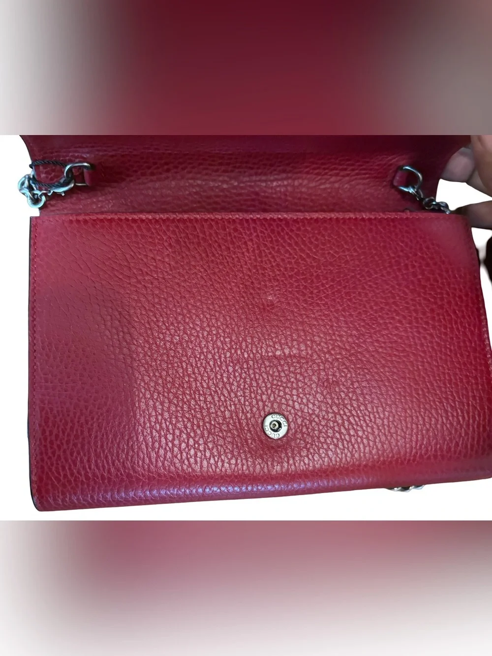Gucci Dionysus Mini Chain Wallet in Red w/COA-Excellent Condition